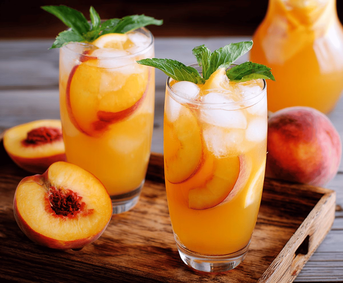 Refreshing Homemade Peach Lemonade Recipe for Summer