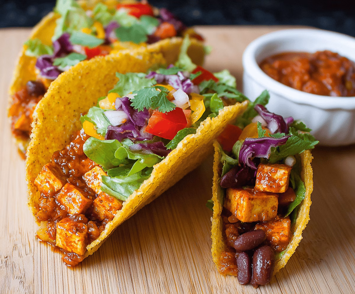 Easy Crispy Tofu Tacos Recipe