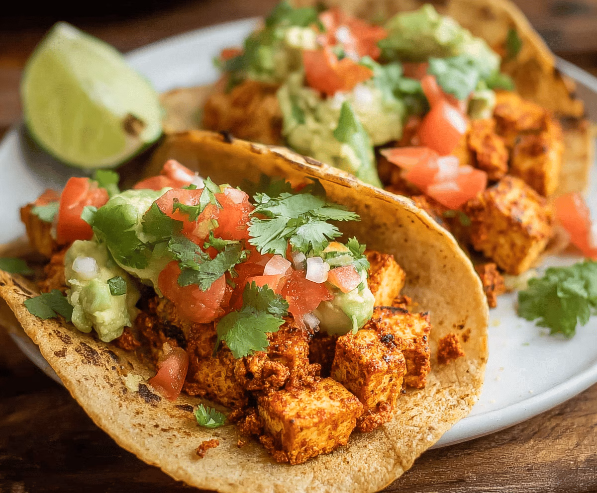 Easy Crispy Tofu Tacos Recipe